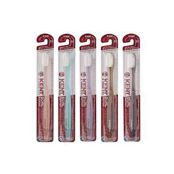 Kent Toothbrush Dual - Regular Head Deep Cleaner -  Pack of 5 - TAANA | Top Hair & Beauty Brands