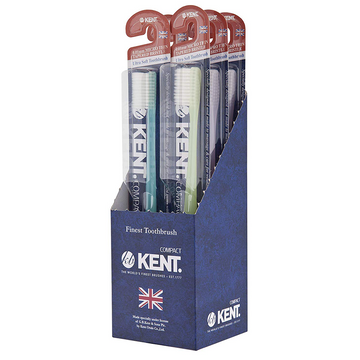 Kent Toothbrush Compact - Small Head Extra Soft - Pack of 6 - TAANA | Top Hair & Beauty Brands