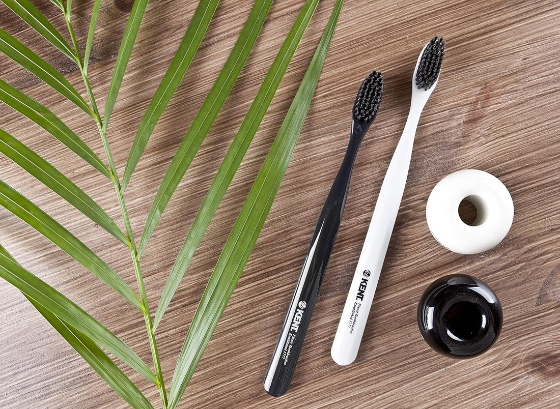 Kent Toothbrush Tan - Charcoal Teeth Whitener - TAANA | Top Hair & Beauty Brands