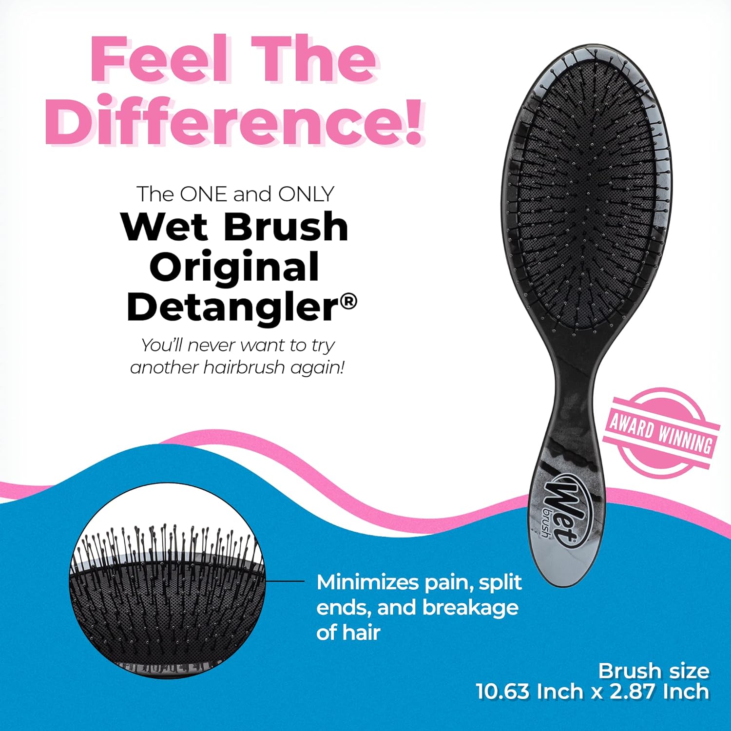Wet Brush Original Detangler Terrain Texture - TAANA | Top Hair & Beauty Brands