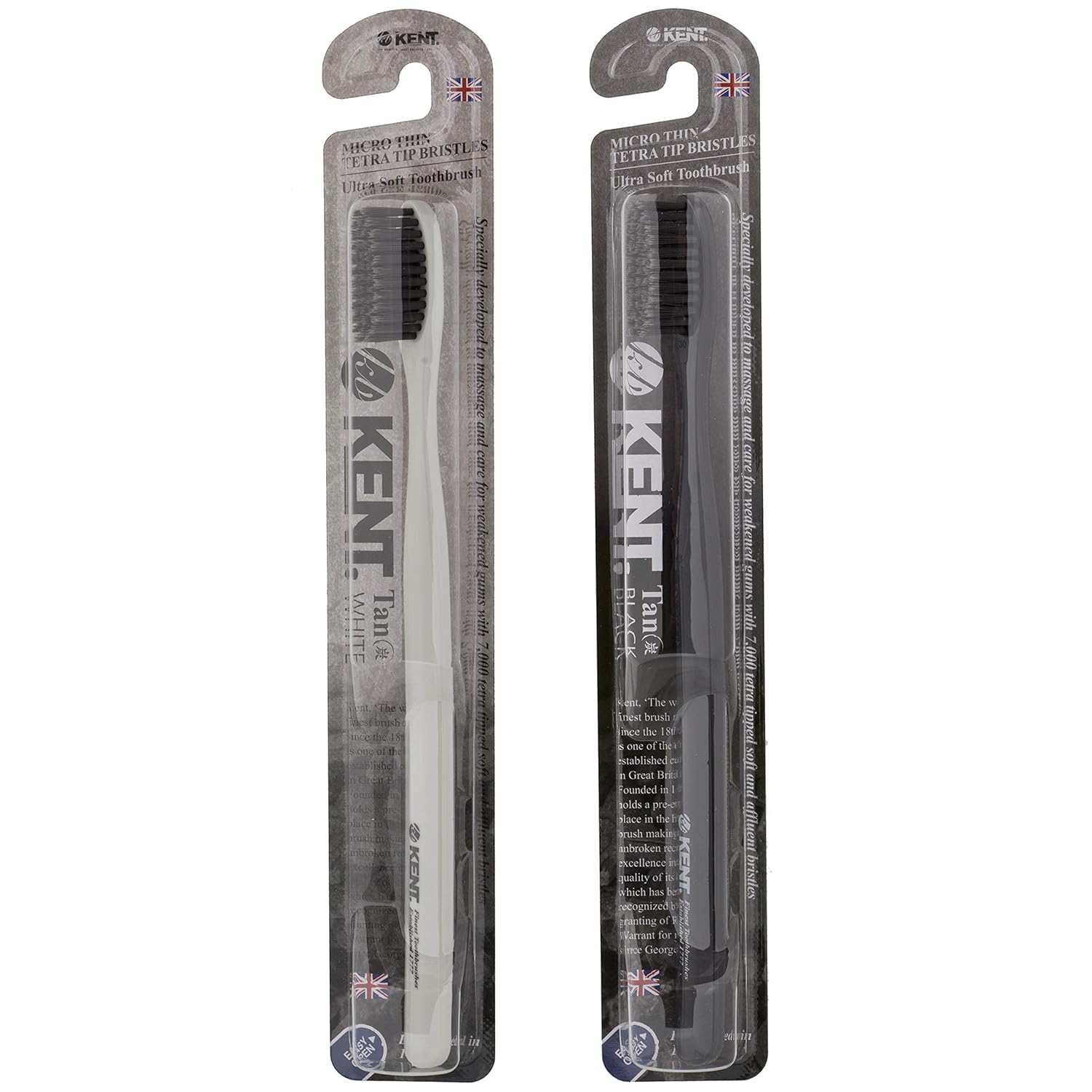 Kent Toothbrush Tan - Charcoal Teeth Whitener - TAANA | Top Hair & Beauty Brands