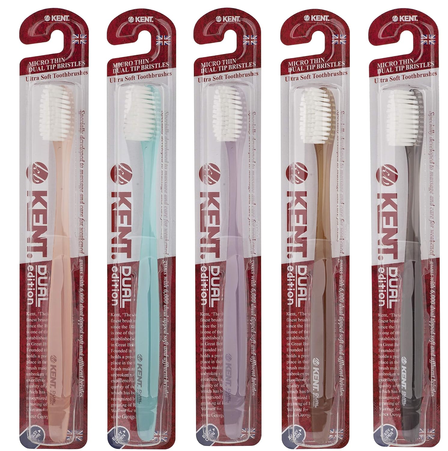 Kent Toothbrush Dual - Regular Head Deep Cleaner - TAANA | Top Hair & Beauty Brands