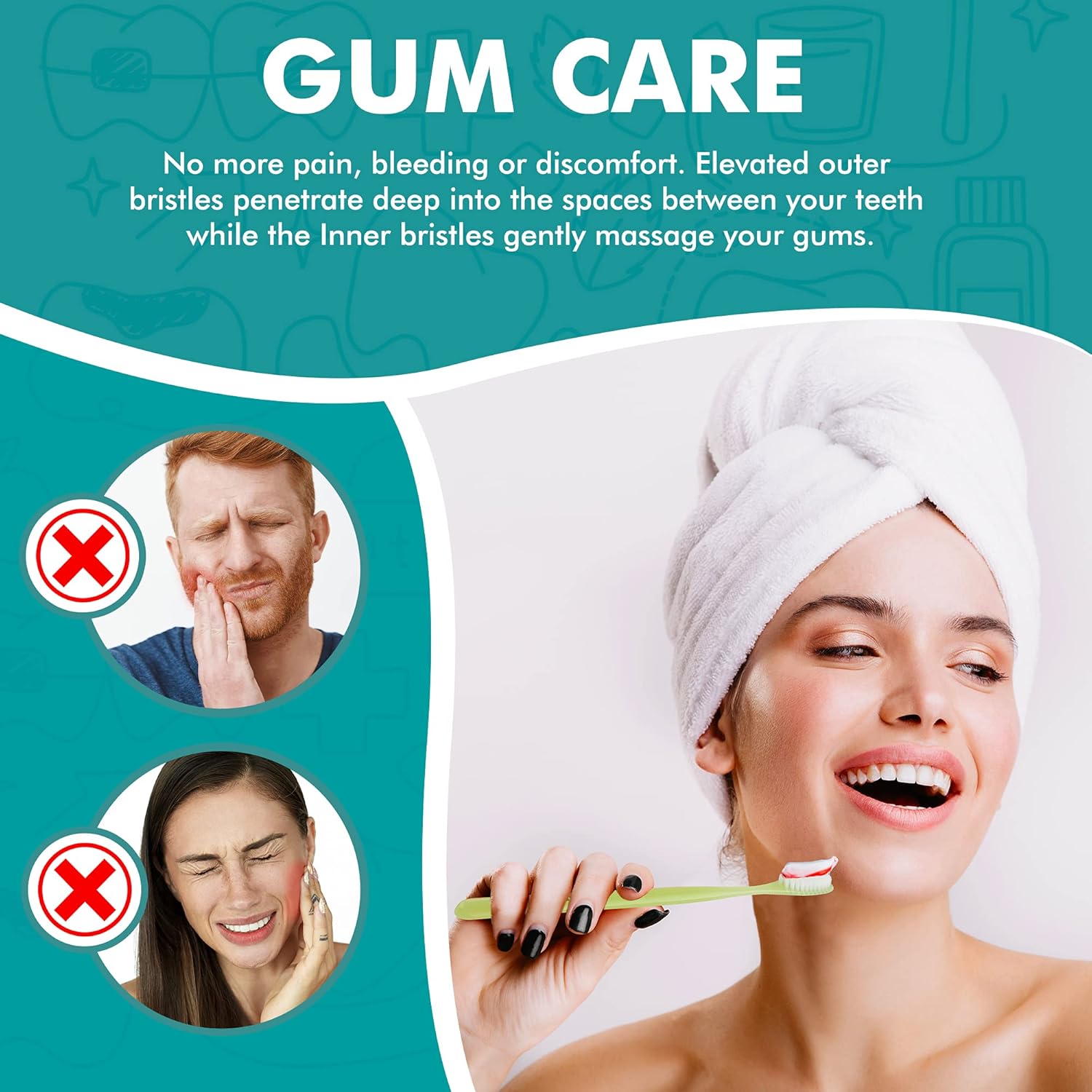 Kent Toothbrush Finest - Medium Head Extra Soft - TAANA | Top Hair & Beauty Brands