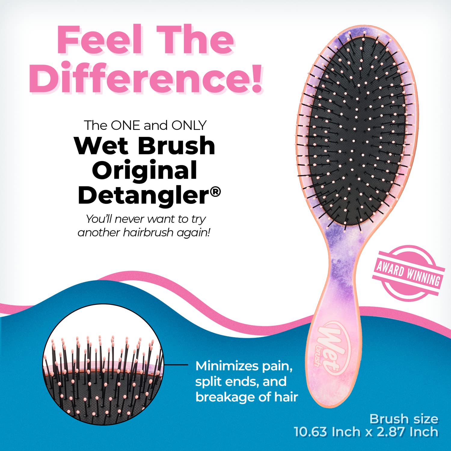 Wet Brush Original Detangler Colorwash - TAANA | Top Hair & Beauty Brands