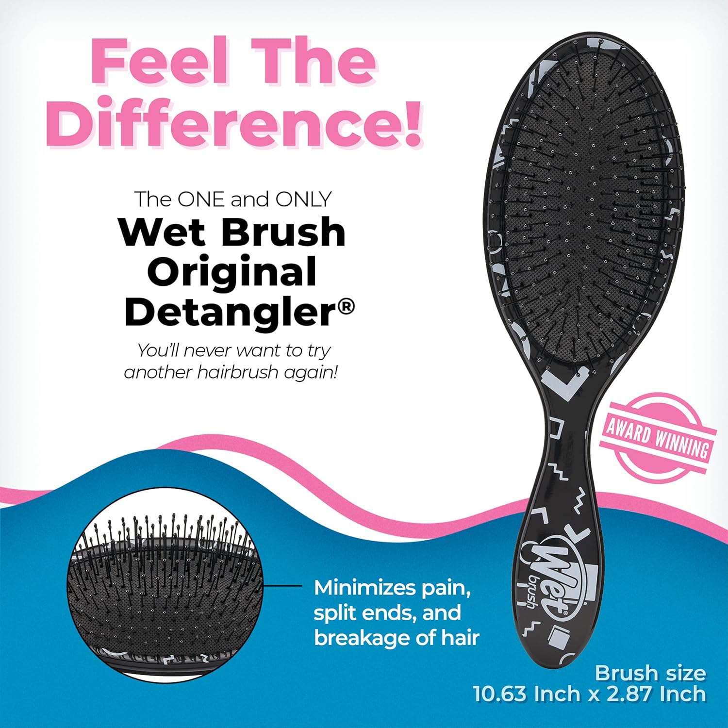 Wet Brush Original Detangler Hipster - TAANA | Top Hair & Beauty Brands